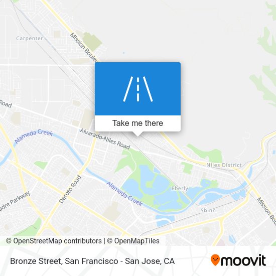 Mapa de Bronze Street
