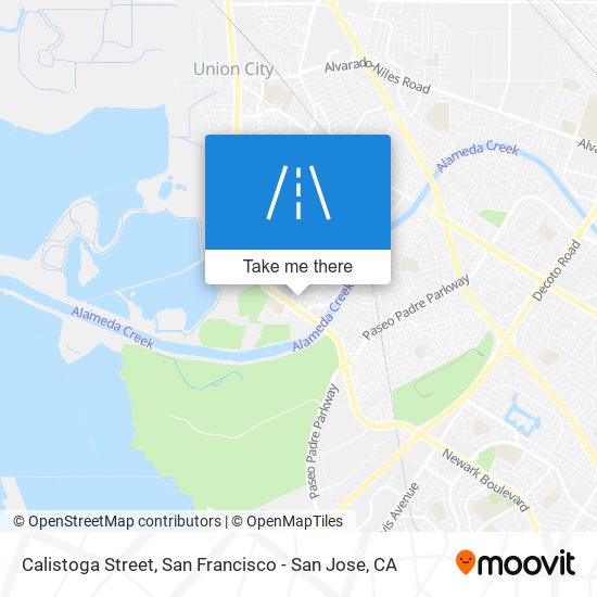 Calistoga Street map