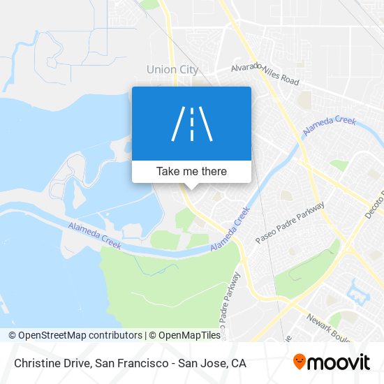 Christine Drive map