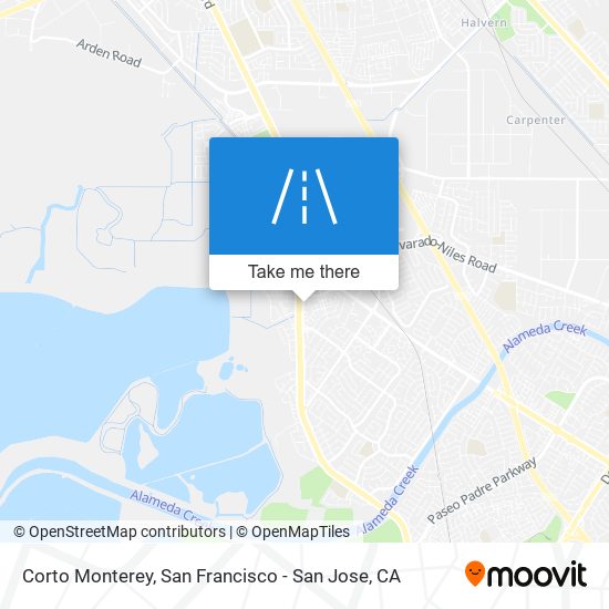 Corto Monterey map