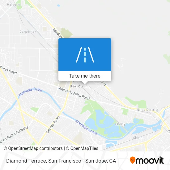 Mapa de Diamond Terrace