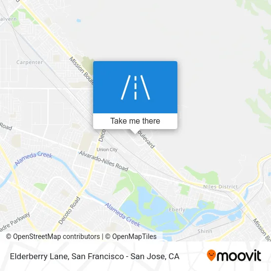 Elderberry Lane map