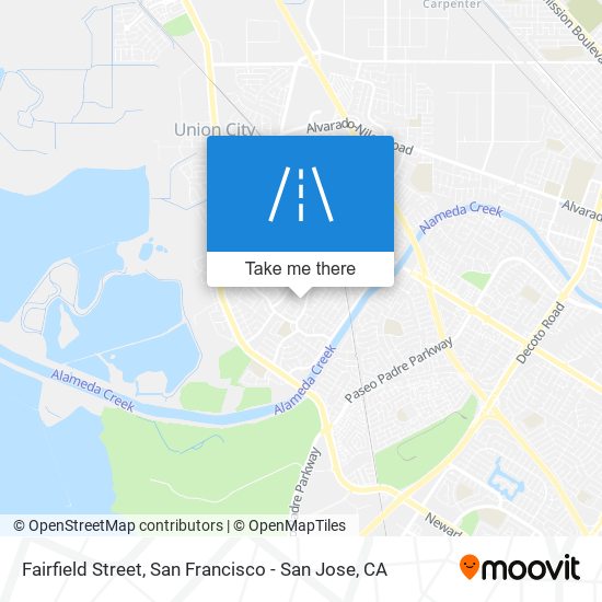 Fairfield Street map