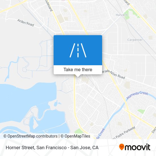 Mapa de Horner Street