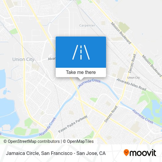 Mapa de Jamaica Circle