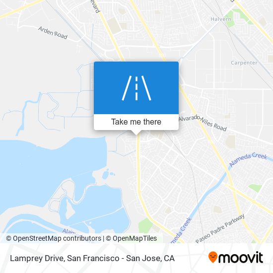 Lamprey Drive map