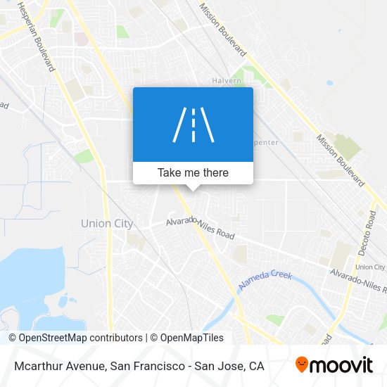 Mapa de Mcarthur Avenue