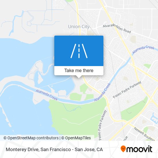 Mapa de Monterey Drive