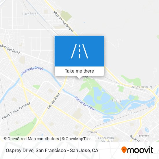 Osprey Drive map
