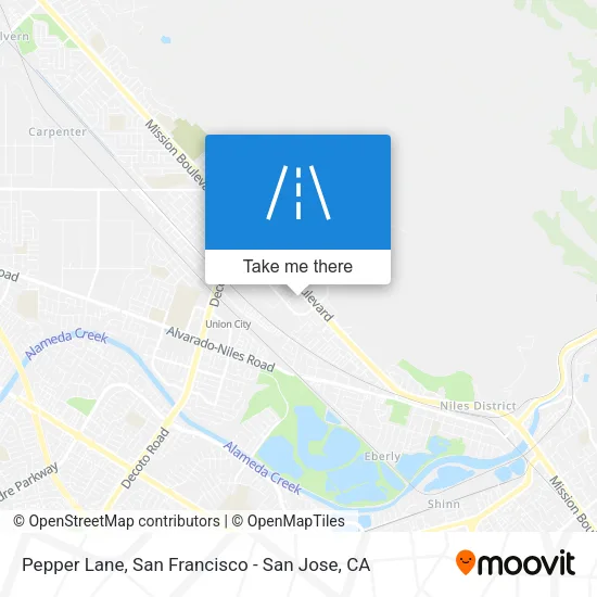 Pepper Lane map