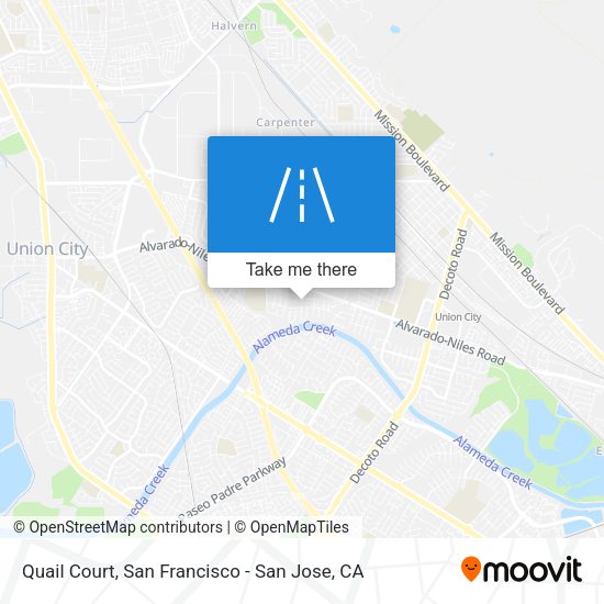 Mapa de Quail Court