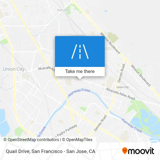 Quail Drive map