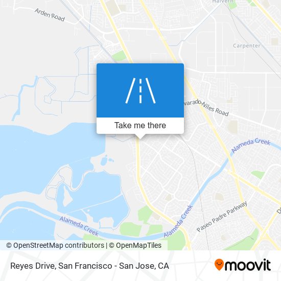 Reyes Drive map