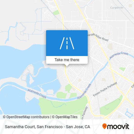 Samantha Court map