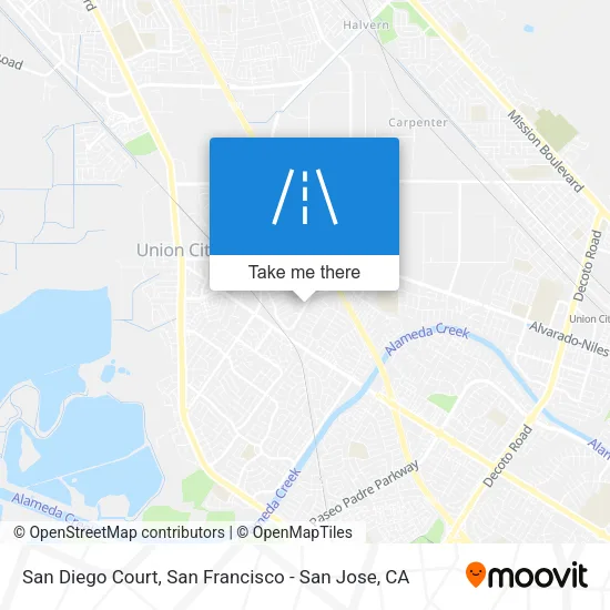 San Diego Court map