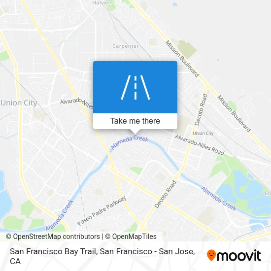 San Francisco Bay Trail map