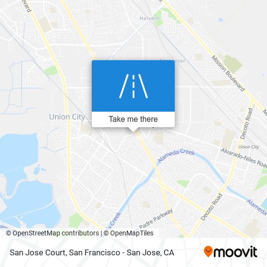 San Jose Court map