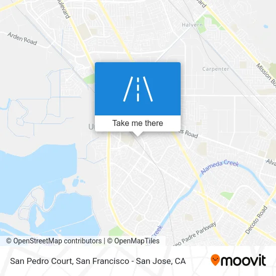 San Pedro Court map