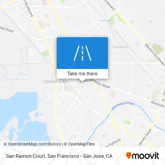 San Ramon Court map