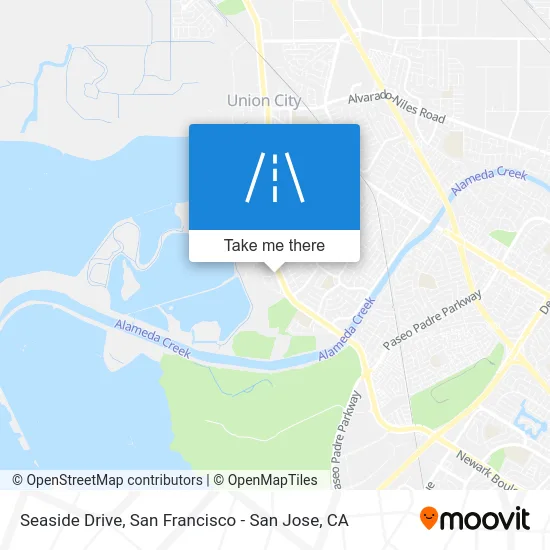 Seaside Drive map