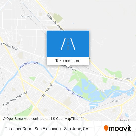 Thrasher Court map