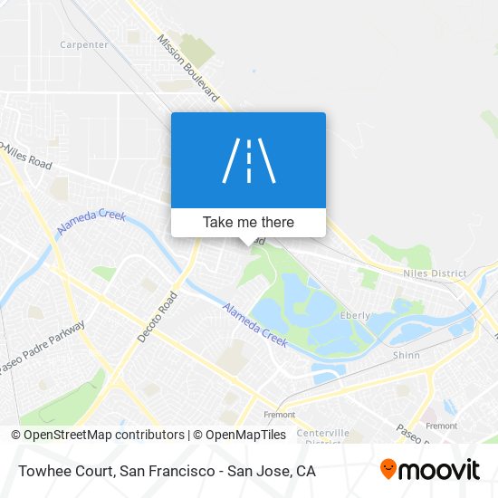 Towhee Court map