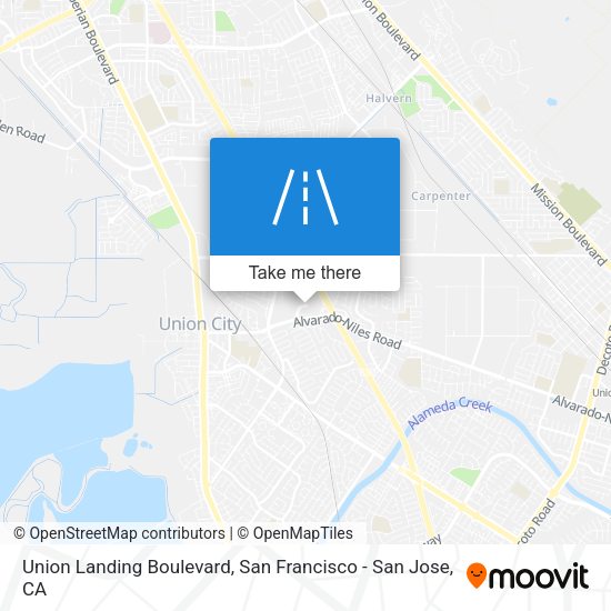 Union Landing Boulevard map