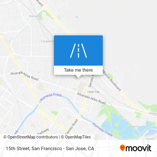 15th Street map