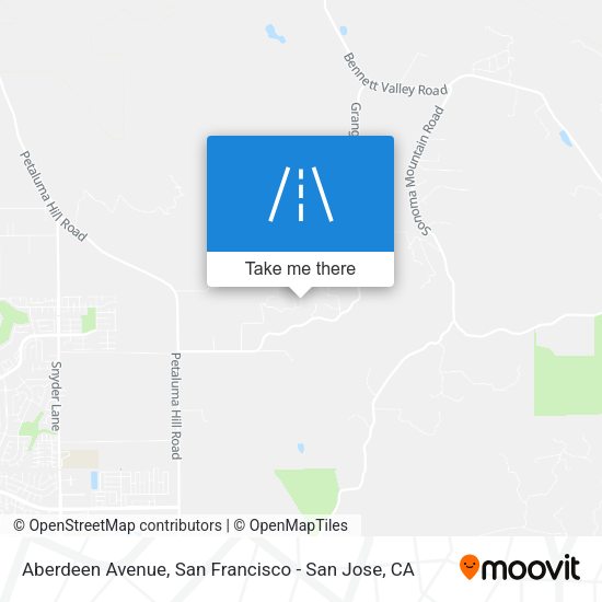 Mapa de Aberdeen Avenue