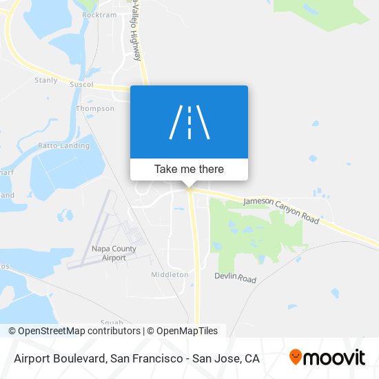 Mapa de Airport Boulevard