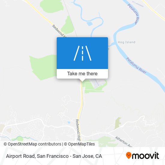 Airport Road map