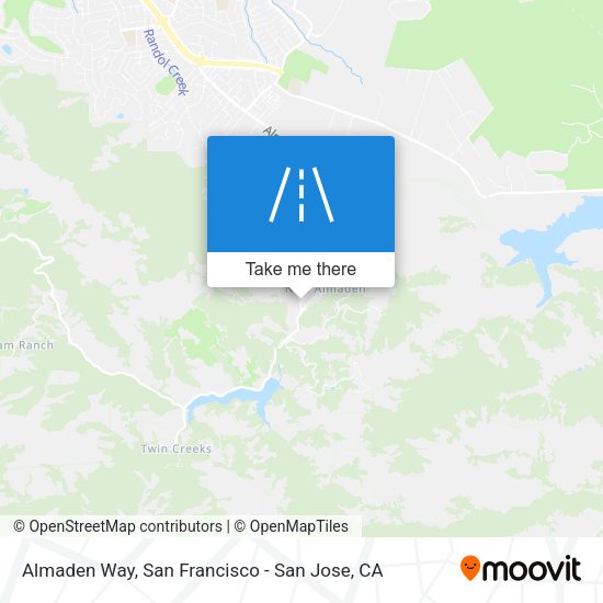 Mapa de Almaden Way