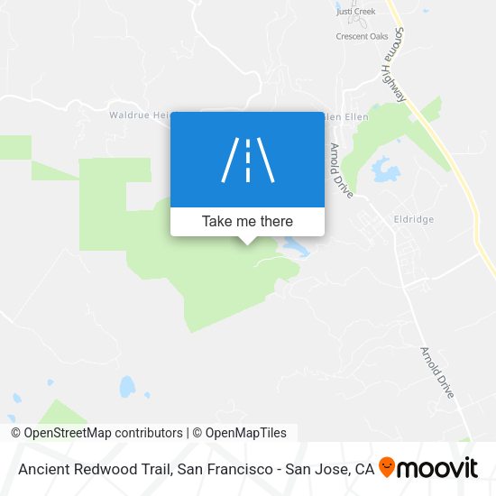 Ancient Redwood Trail map