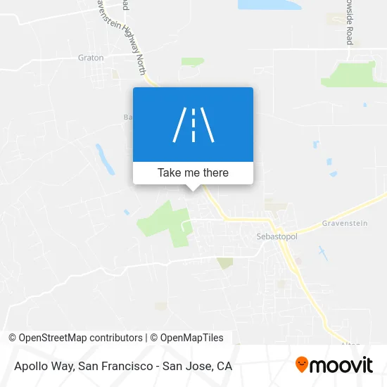 Apollo Way map