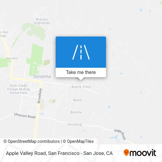 Apple Valley Road map