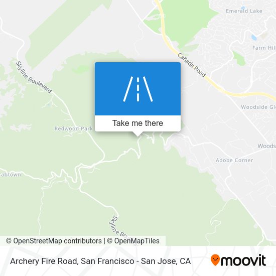 Mapa de Archery Fire Road