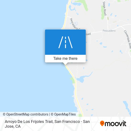 Mapa de Arroyo De Los Frijoles Trail