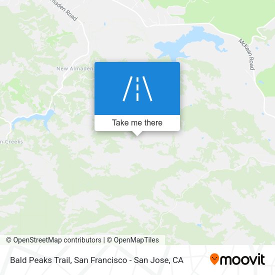 Mapa de Bald Peaks Trail