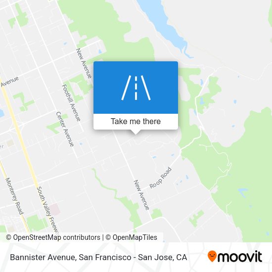 Bannister Avenue map