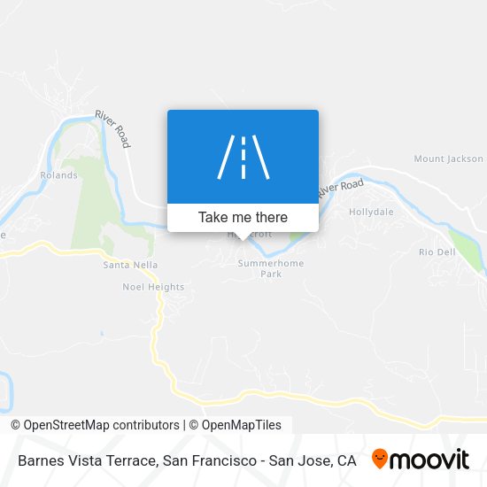 Barnes Vista Terrace map