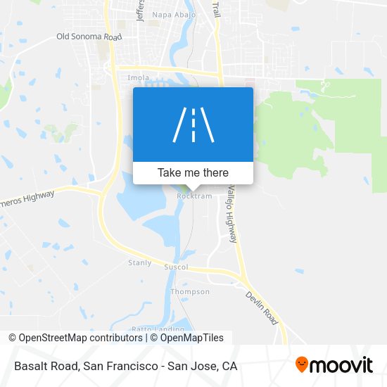 Mapa de Basalt Road