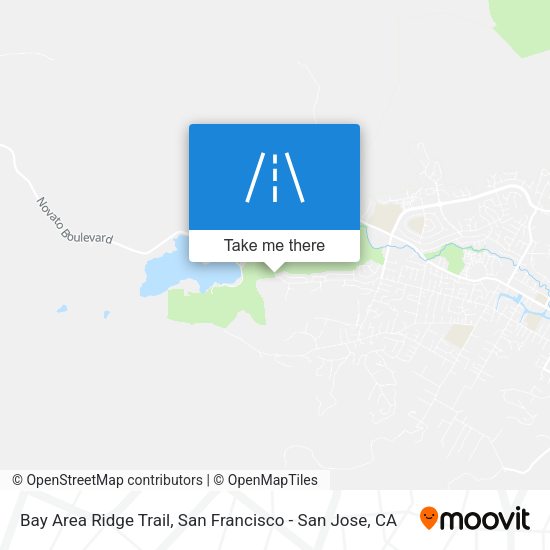 Bay Area Ridge Trail map