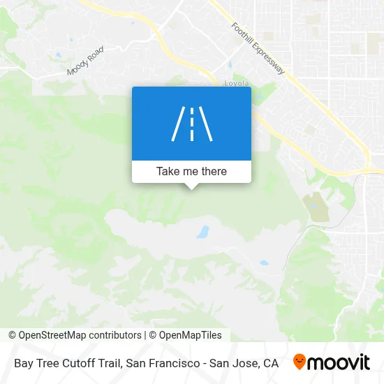 Bay Tree Cutoff Trail map