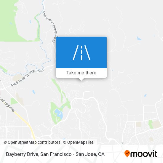 Bayberry Drive map