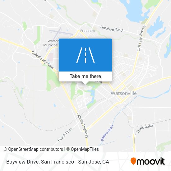 Mapa de Bayview Drive