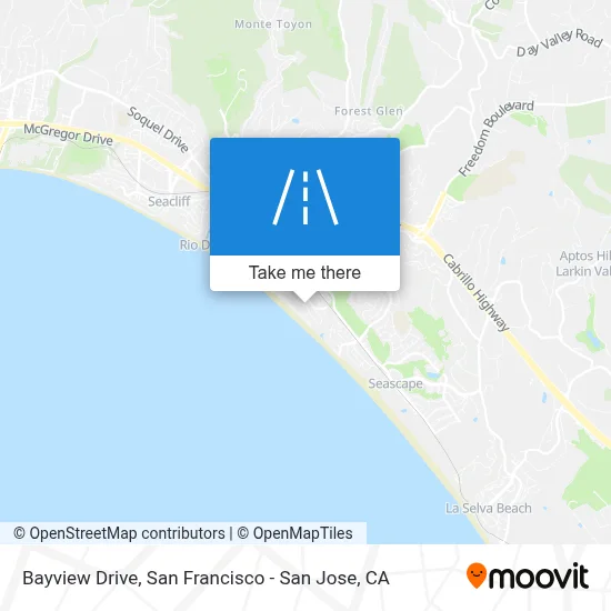 Bayview Drive map