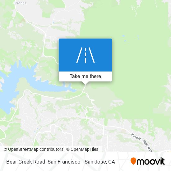 Mapa de Bear Creek Road