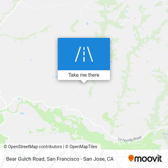 Mapa de Bear Gulch Road
