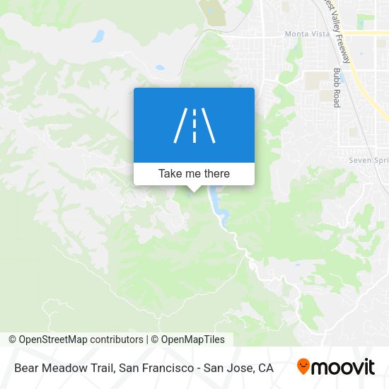Bear Meadow Trail map