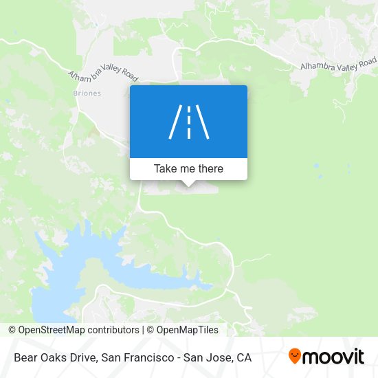 Mapa de Bear Oaks Drive